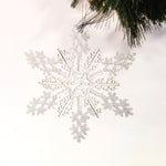 Acrylic Glitter Snowflake