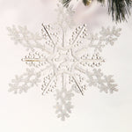 Acrylic Glitter Snowflake