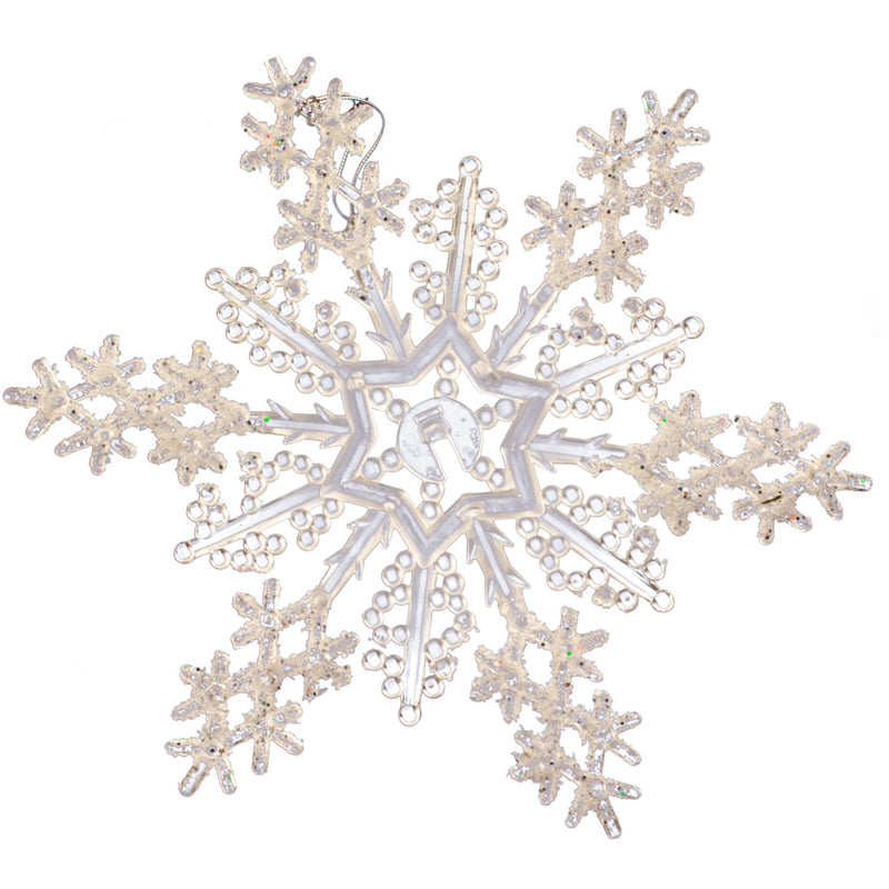 Acrylic Glitter Snowflake