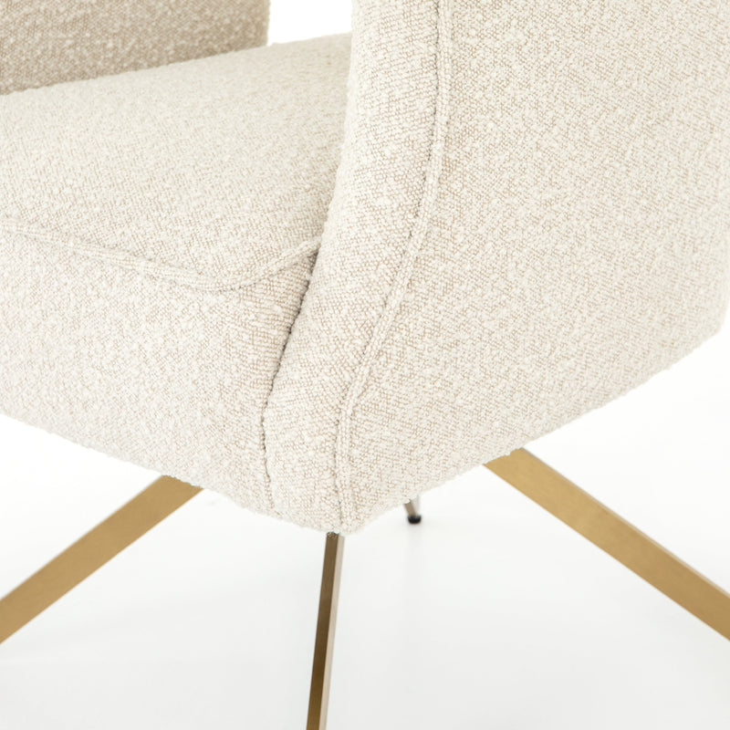 Adara Knoll Natural Desk Chair | ready to ship!