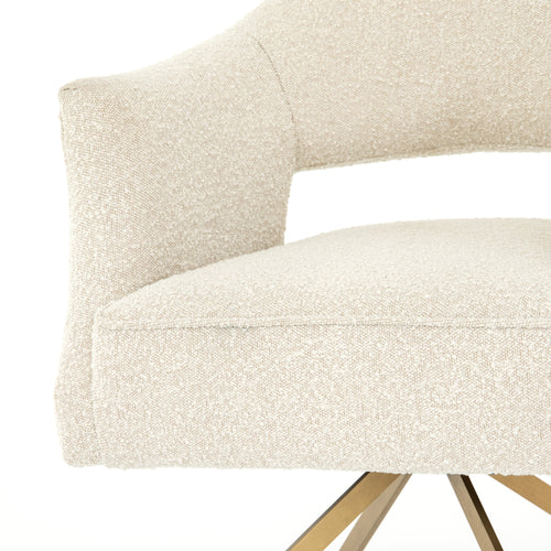 Adara Knoll Natural Desk Chair | ready to ship!