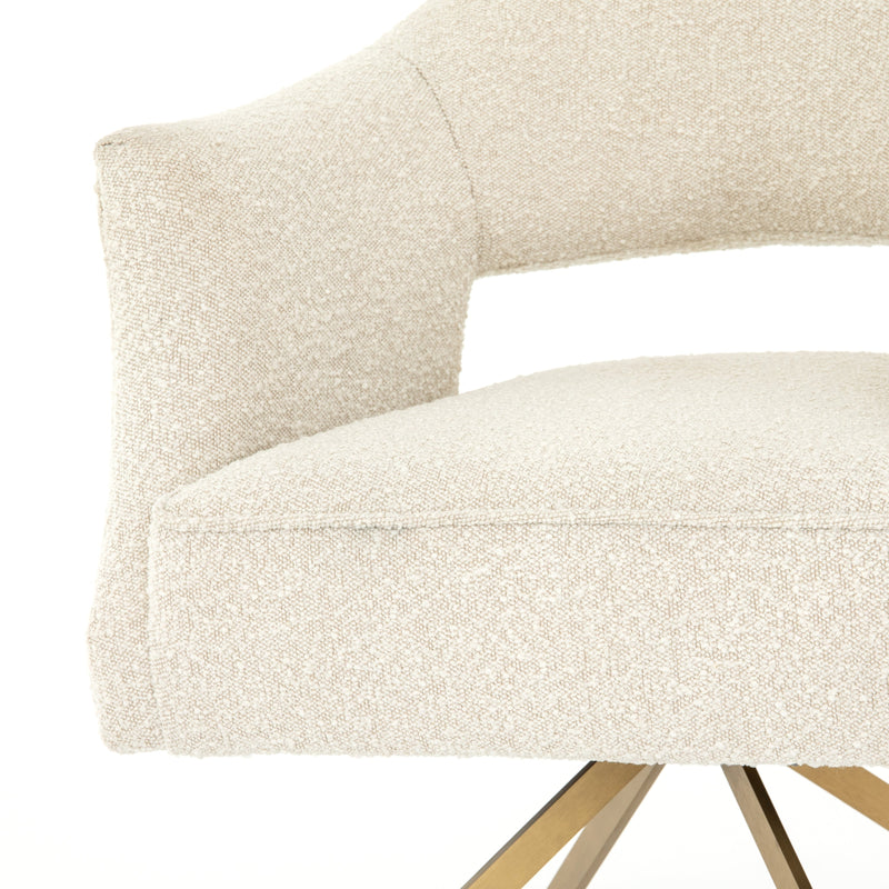 Adara Knoll Natural Desk Chair | ready to ship!