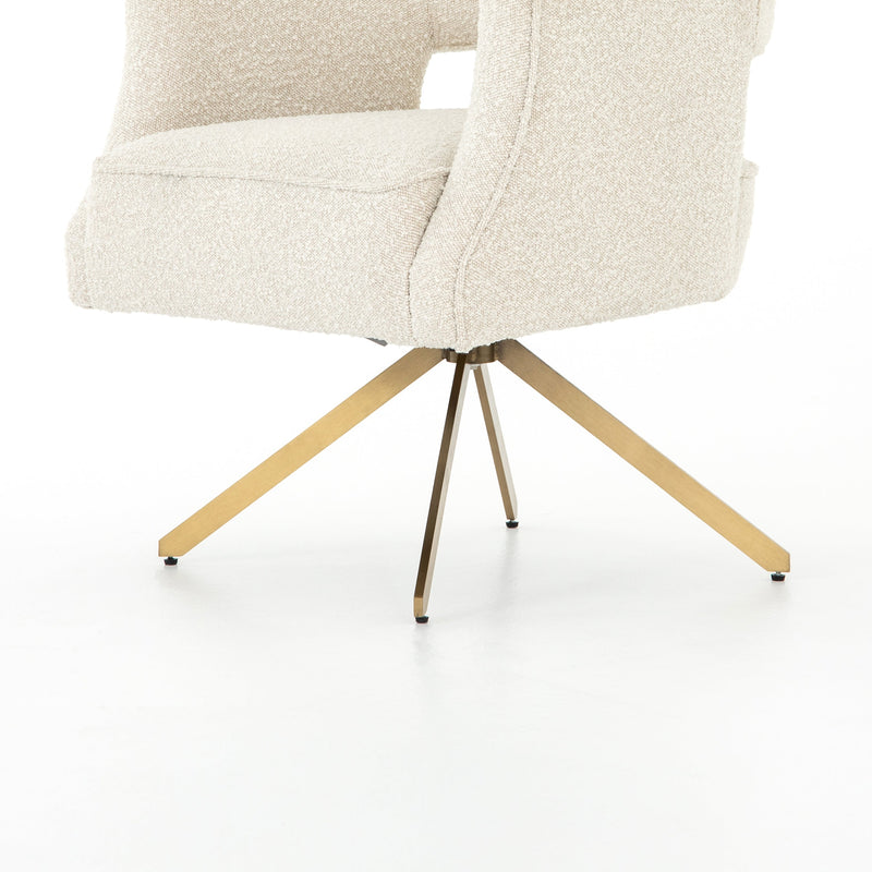 Adara Knoll Natural Desk Chair | ready to ship!