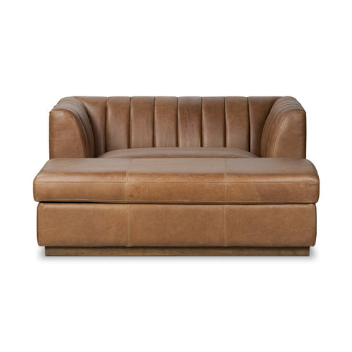 Alec Dulane Mahogany Chair & Half with Ottoman | ready to ship!