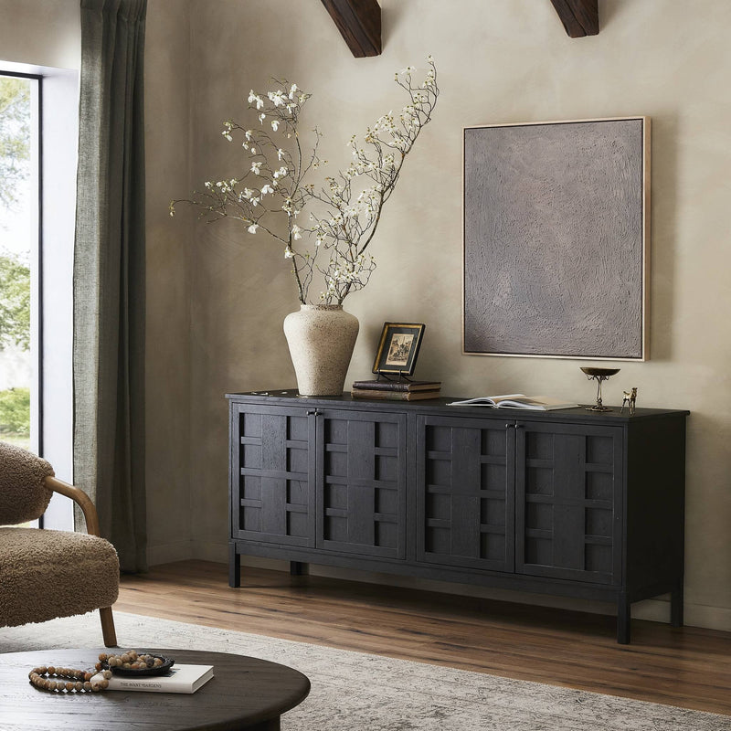 Alessio Smoked Black Sideboard | ready to ship!
