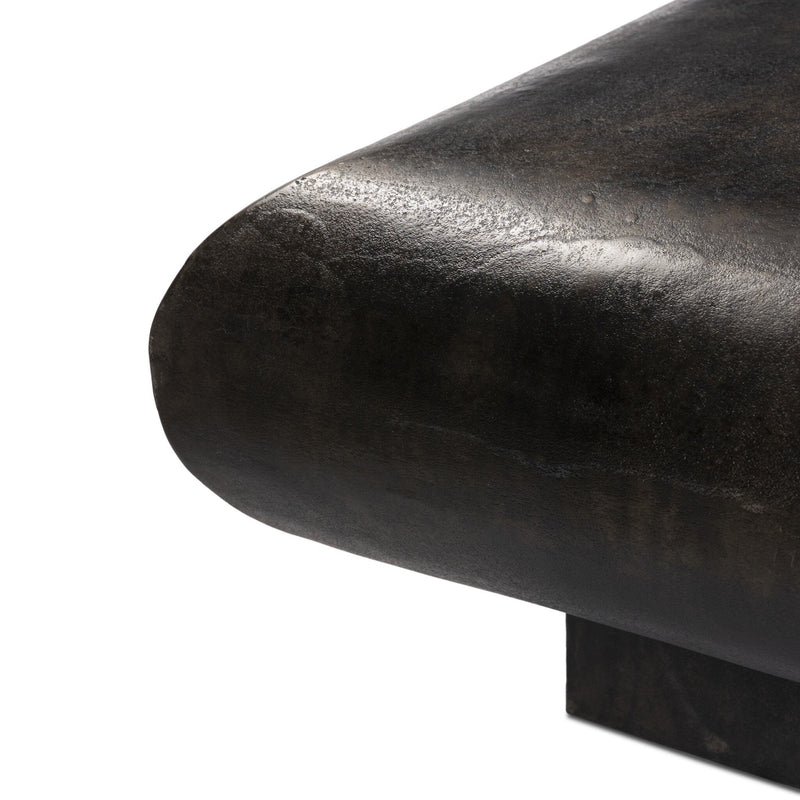 Ambra Distressed Bronze Outdoor Coffee Table 55.5" | ready to ship!