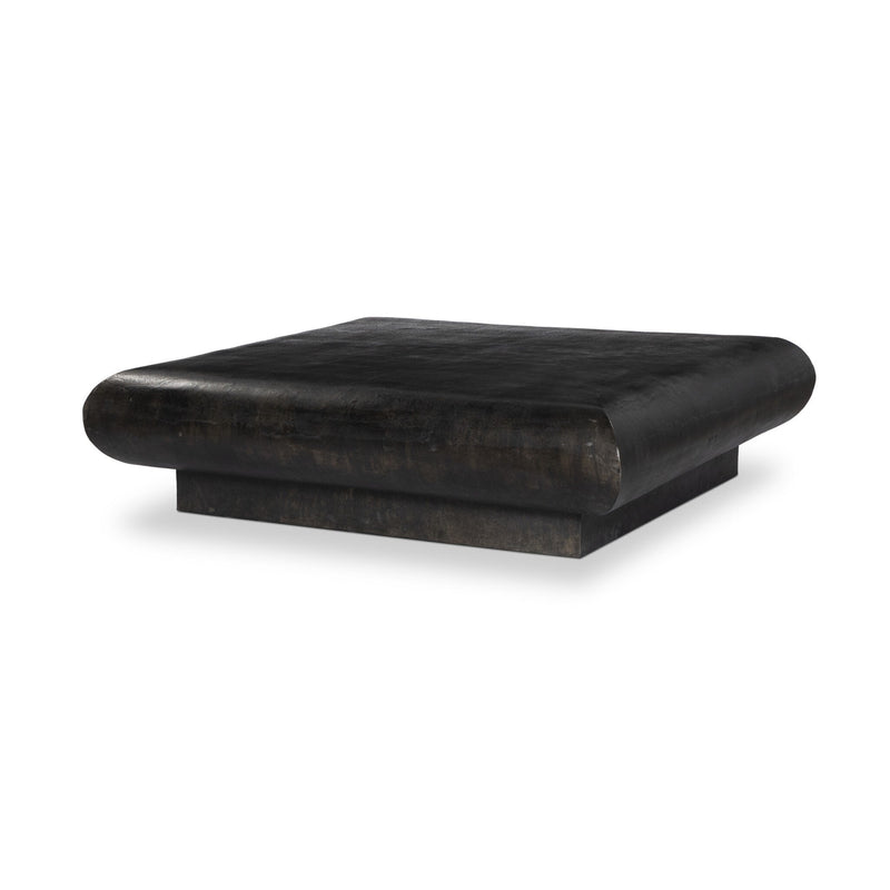 Ambra Distressed Bronze Outdoor Coffee Table 55.5" | ready to ship!
