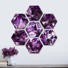 Purple Amethyst Geode Wall Art