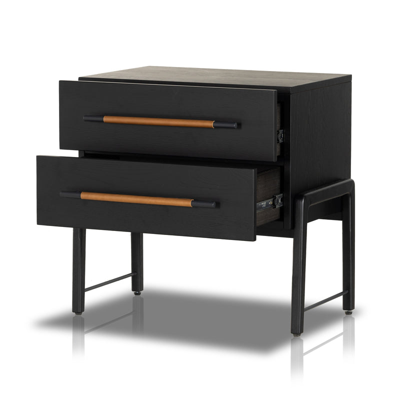 Rosedale Ebony Oak Nightstand | ready to ship!
