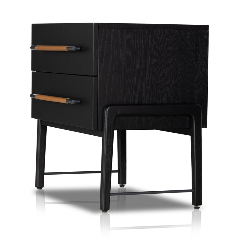 Rosedale Ebony Oak Nightstand | ready to ship!