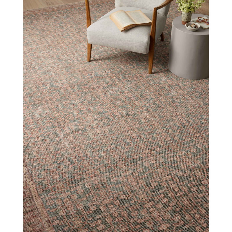 Angela Rose x Loloi Aubrey Blue / Terracotta Rug