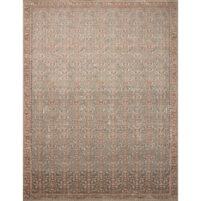 Angela Rose x Loloi Aubrey Blue / Terracotta Rug