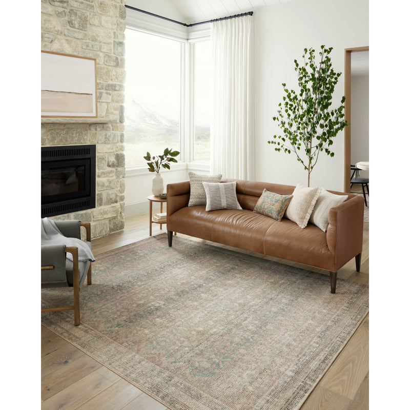 Angela Rose x Loloi Aubrey Jade / Natural Rug