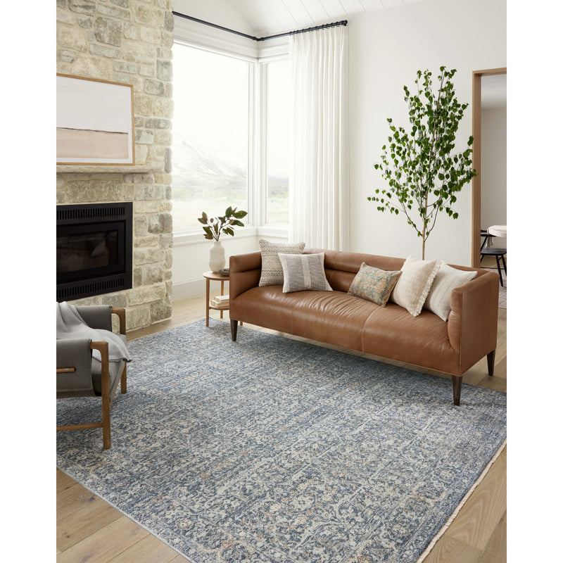 Angela Rose x Loloi Blake Denim / Taupe Rug