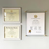 16x20" Photo Floating Acrylic Clear Picture Frame (Frame Size 19x23")