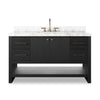 Anthem Black Wash Oak Veneer Single Wide Vanity | shipping 6/16/2025