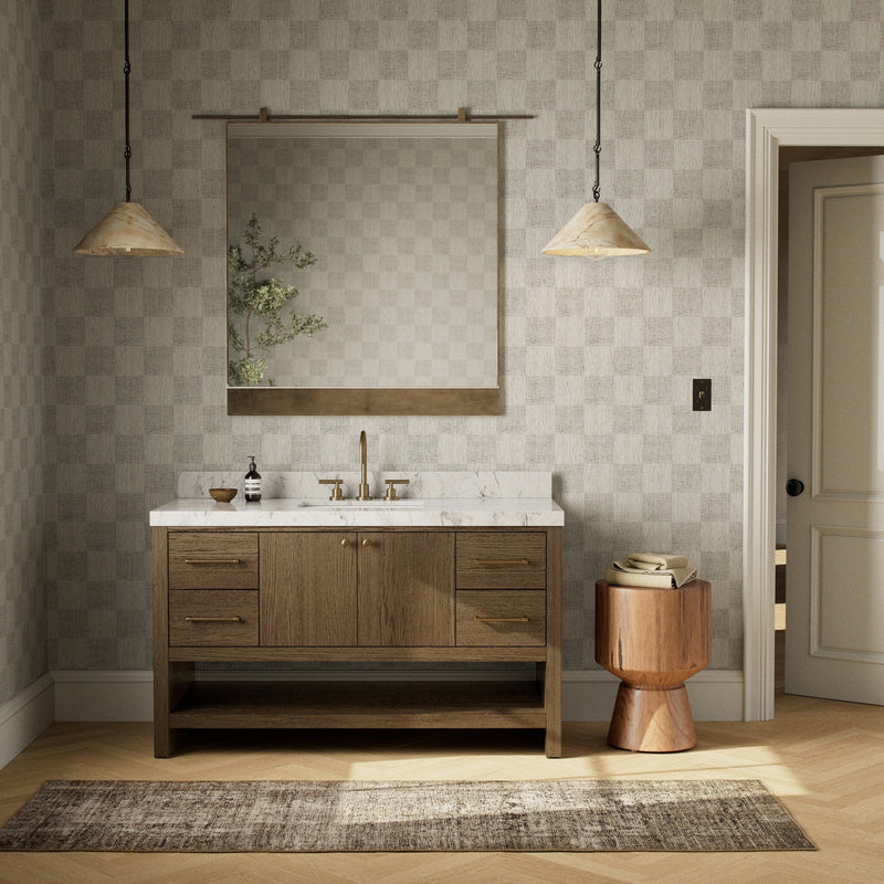 Anthem Washed Natural Veneer Single Wide Vanity | shipping 6/19/2025