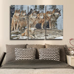 Wild Wolf Pack Wall Art
