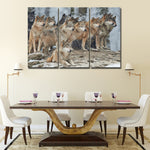 Wild Wolf Pack Wall Art