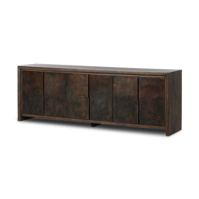 Arlington Espresso Oak 6 Door Sideboard | shipping 7/14/2025