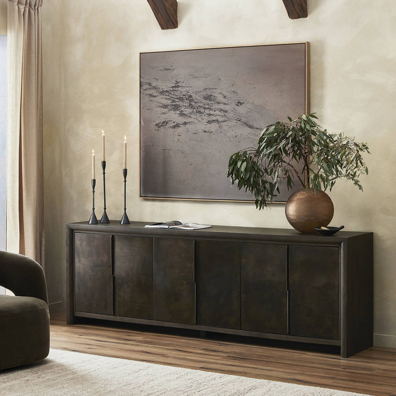 Arlington Espresso Oak 6 Door Sideboard | shipping 7/14/2025