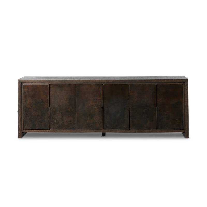 Arlington Espresso Oak 6 Door Sideboard | shipping 7/14/2025