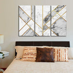 Marble Texture Geometric Abstract Wall Art