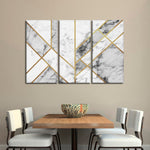 Marble Texture Geometric Abstract Wall Art