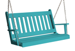 Keystone Amish Co. 4 Foot Franklin Poly Composite Porch Swing, Aruba