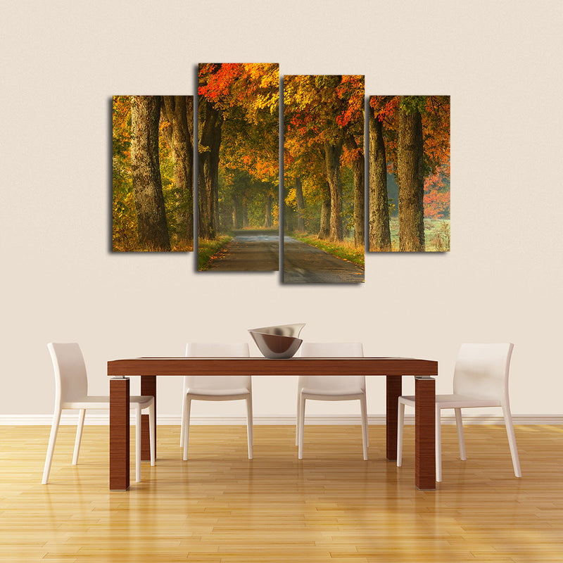 Polish Autumn Road Wall Art