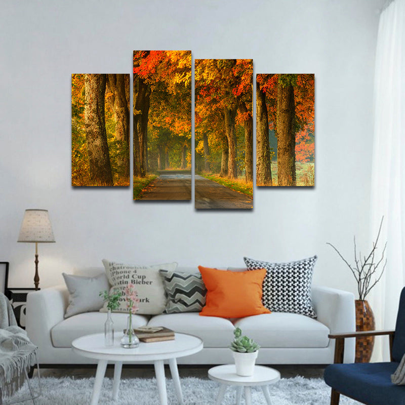 Polish Autumn Road Wall Art