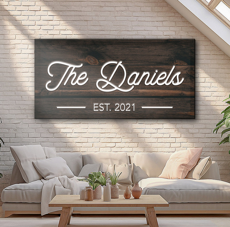 Family Name Sign II