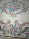 Hand-Tufted Chinese Aubusson Wool Rug – 7'10" x 11' – Luxurious Traditional Design