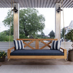 Breezy Acres Malvern Porch Swing Bed, 6 Ft Cedar