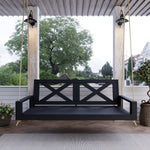 Breezy Acres Malvern Porch Swing Bed, 5 Ft Black