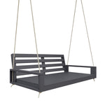 Breezy Acres Waterford Porch Swing Bed, 6 Ft Grey