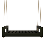 Breezy Acres Lancaster Daybed Swing Bed, Twin Black