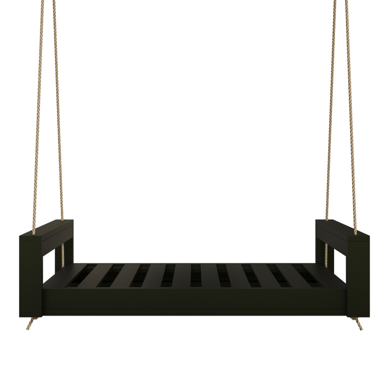 Breezy Acres Lancaster Daybed Swing Bed, Twin Black