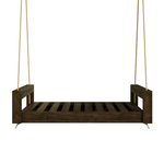 Breezy Acres Lancaster Daybed Swing Bed, 6 Ft Dark Walnut with Clearcoat