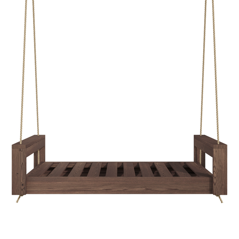 Breezy Acres Lancaster Daybed Swing Bed, 6 Ft Oak with Clearcoat