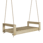 Breezy Acres Lancaster Daybed Swing Bed, 4 Ft Unfinished with Clearcoat