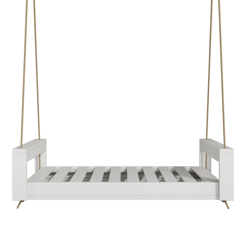 Breezy Acres Lancaster Daybed Swing Bed, Twin White