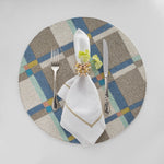 Jeweled butterfly napkin rings, yellow, set of two