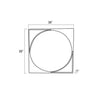 Obdach Modern Wall Mirror