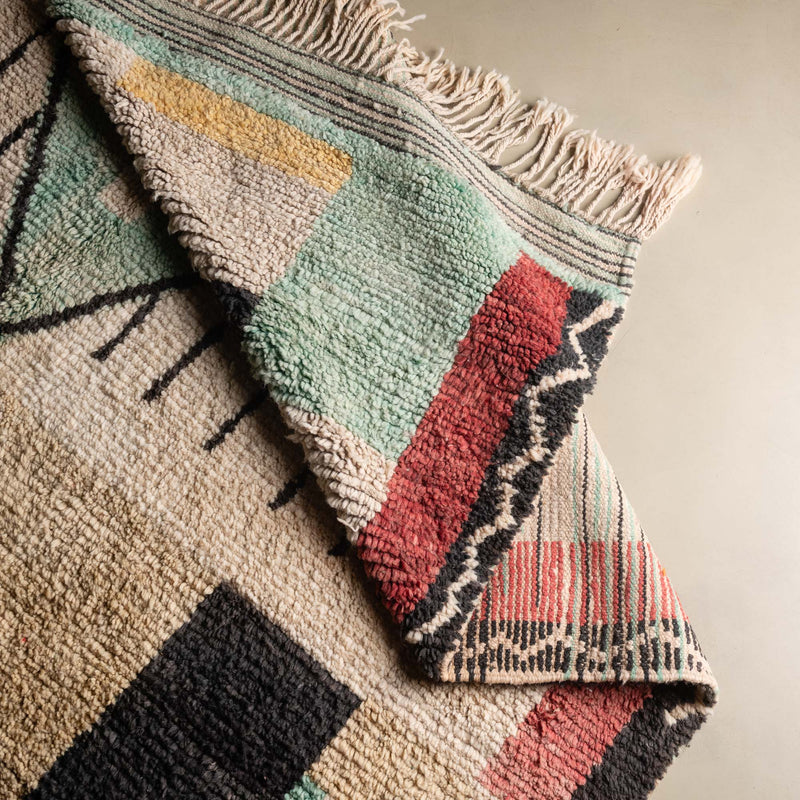 Mnahu - vintage boujad rug