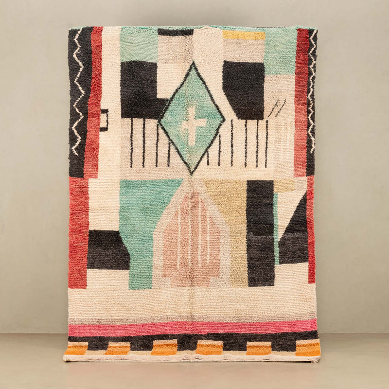 Mnahu - vintage boujad rug
