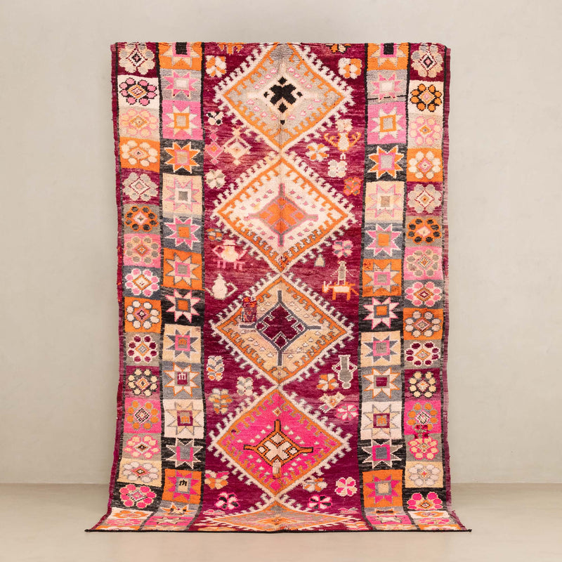 Layal - vintage boujad rug