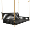 Keystone Amish Co. 4 Foot Franklin Porch Swing Bed, Black Paint