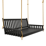 Keystone Amish Co. 4 Foot Franklin Porch Swing Bed, Black Paint