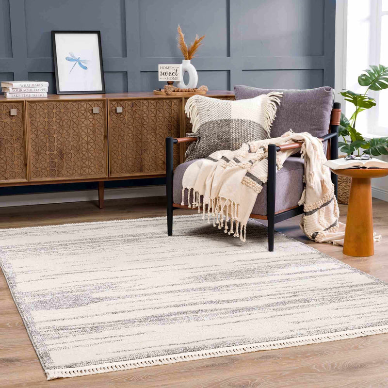 Lave Bone & Taupe Area Rug